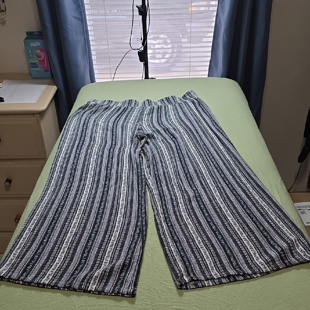 Alyx Striped Wide-Leg Pants
